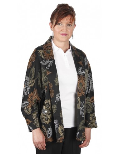 Chaqueta japonesa estampada